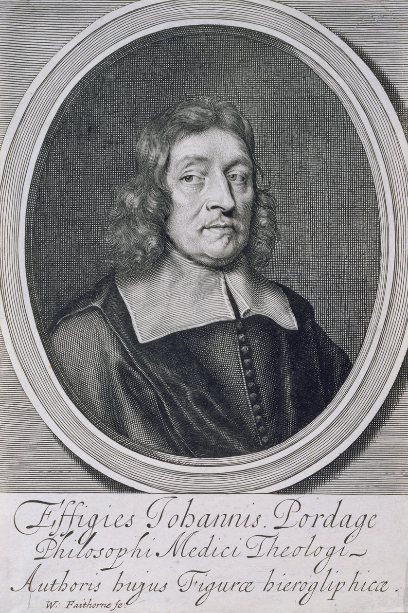 Portrait of John Pordage by William Faithorne