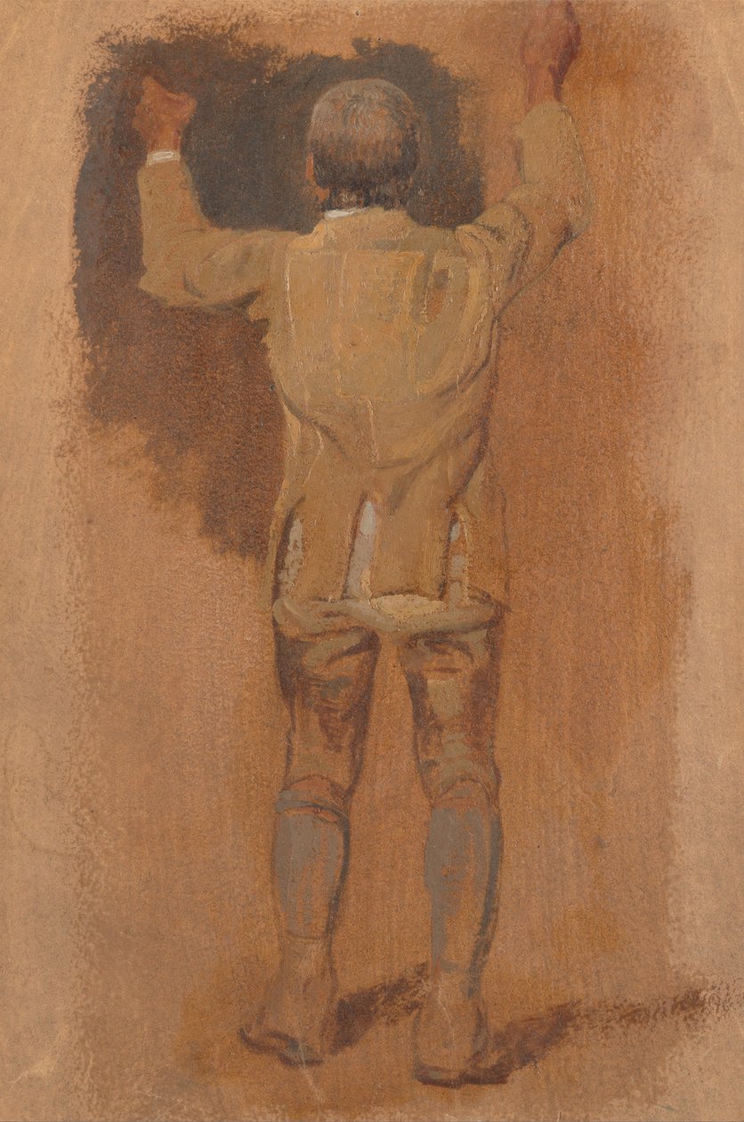 Study of a Groom, Seen from Behind by William Havell