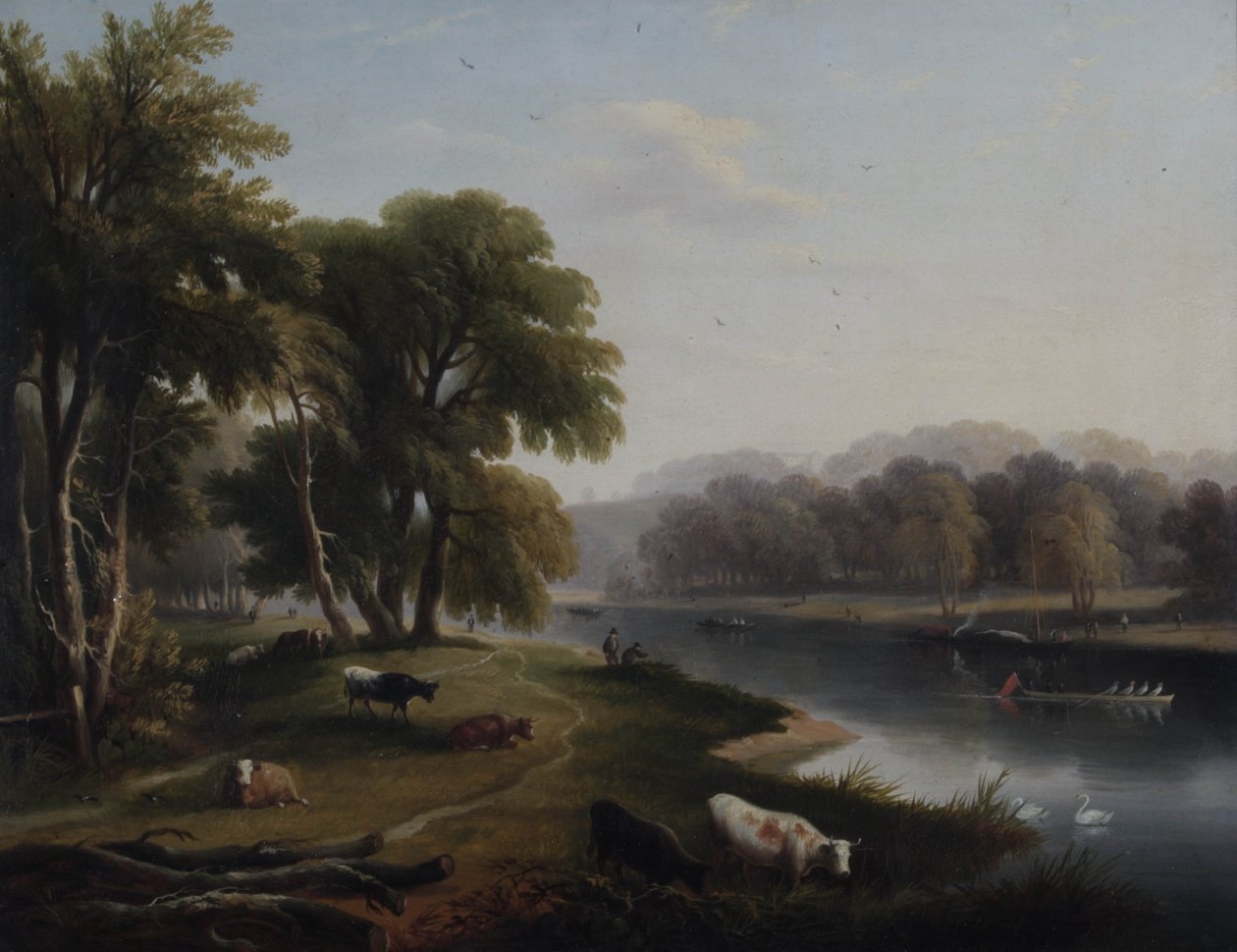 View of the Thames at Twickenham by William Havell