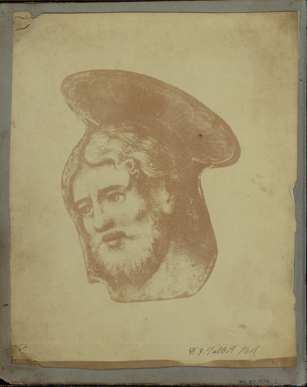 Head of an Unknown Saint by William Henry Fox Talbot