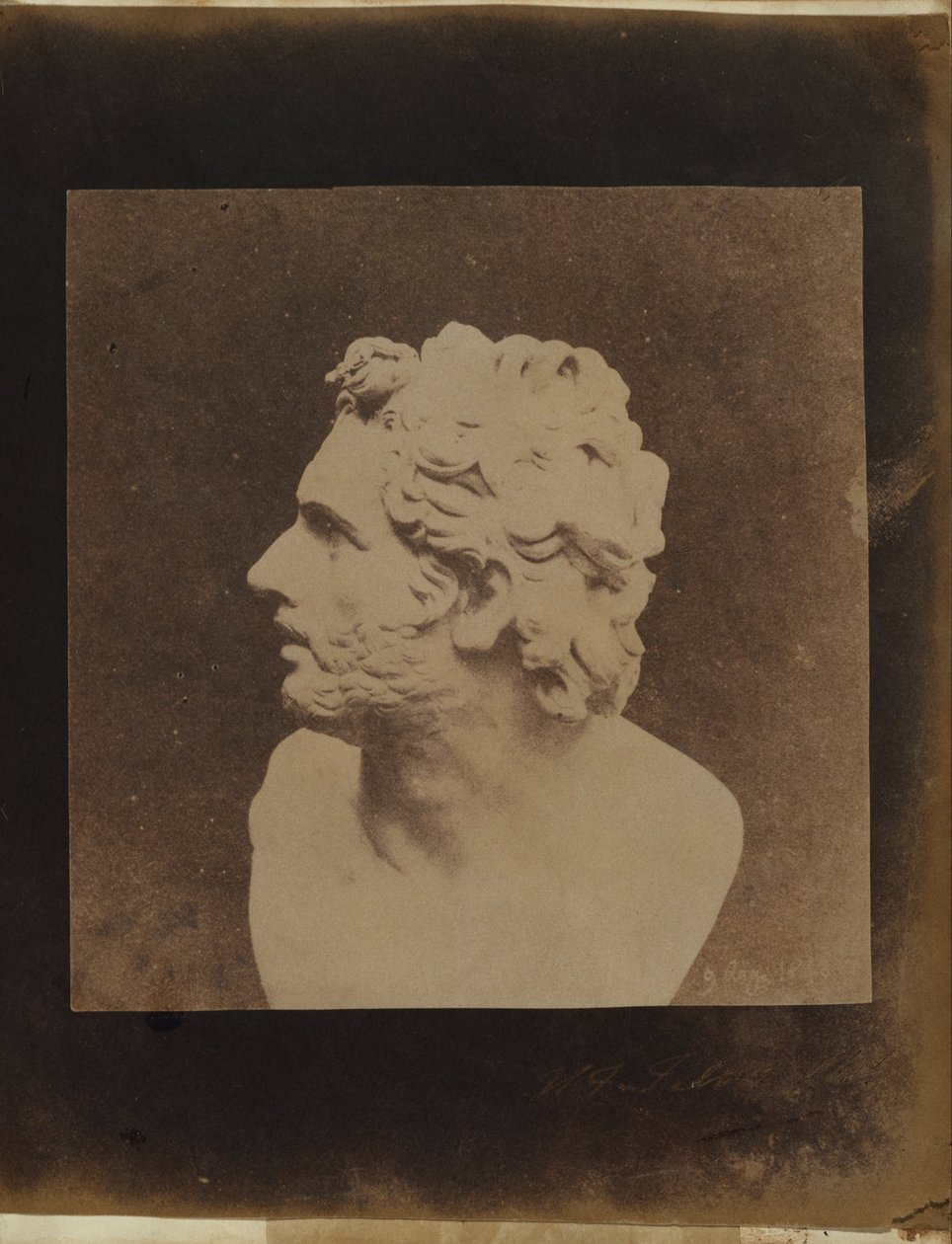 The Bust of Patroclus by William Henry Fox Talbot