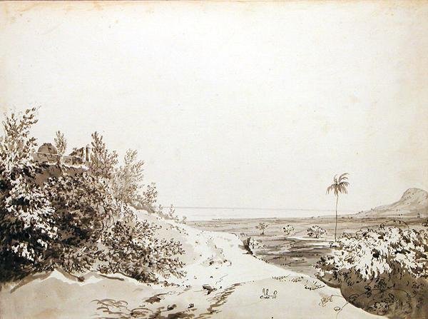 View from the Pass of Sakrigali Looking East Towards Bengal by William Hodges