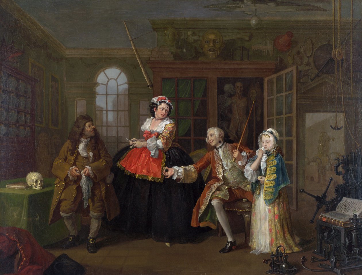 Marriage A-la-Mode 3, The Inspection by William Hogarth