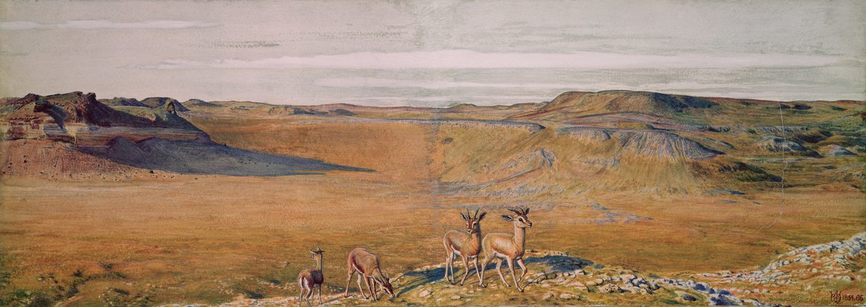 The Wilderness of Gizeh by William Holman Hunt