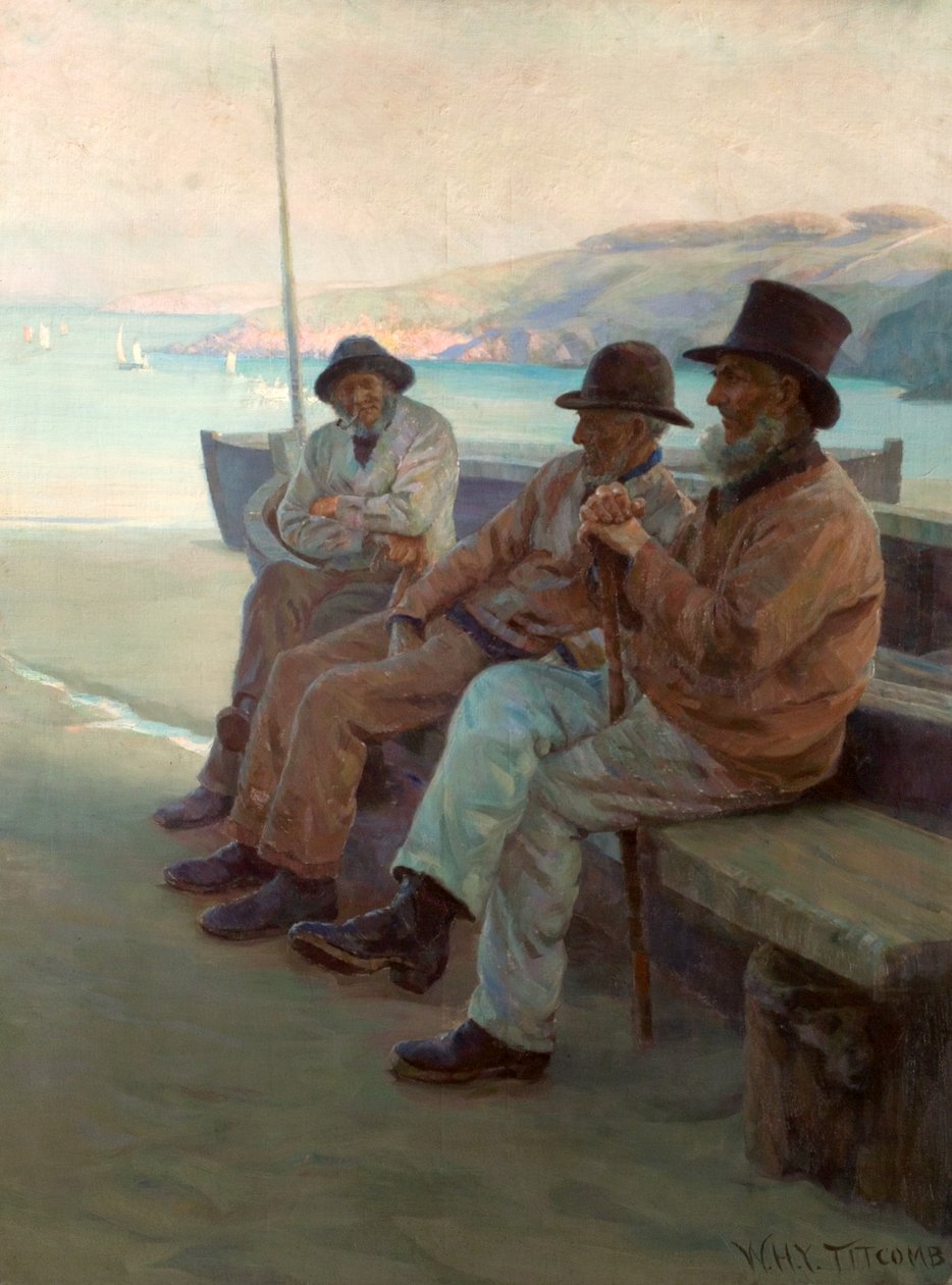 Old Sea Dogs, 1891 by William Holt Yates Titcomb