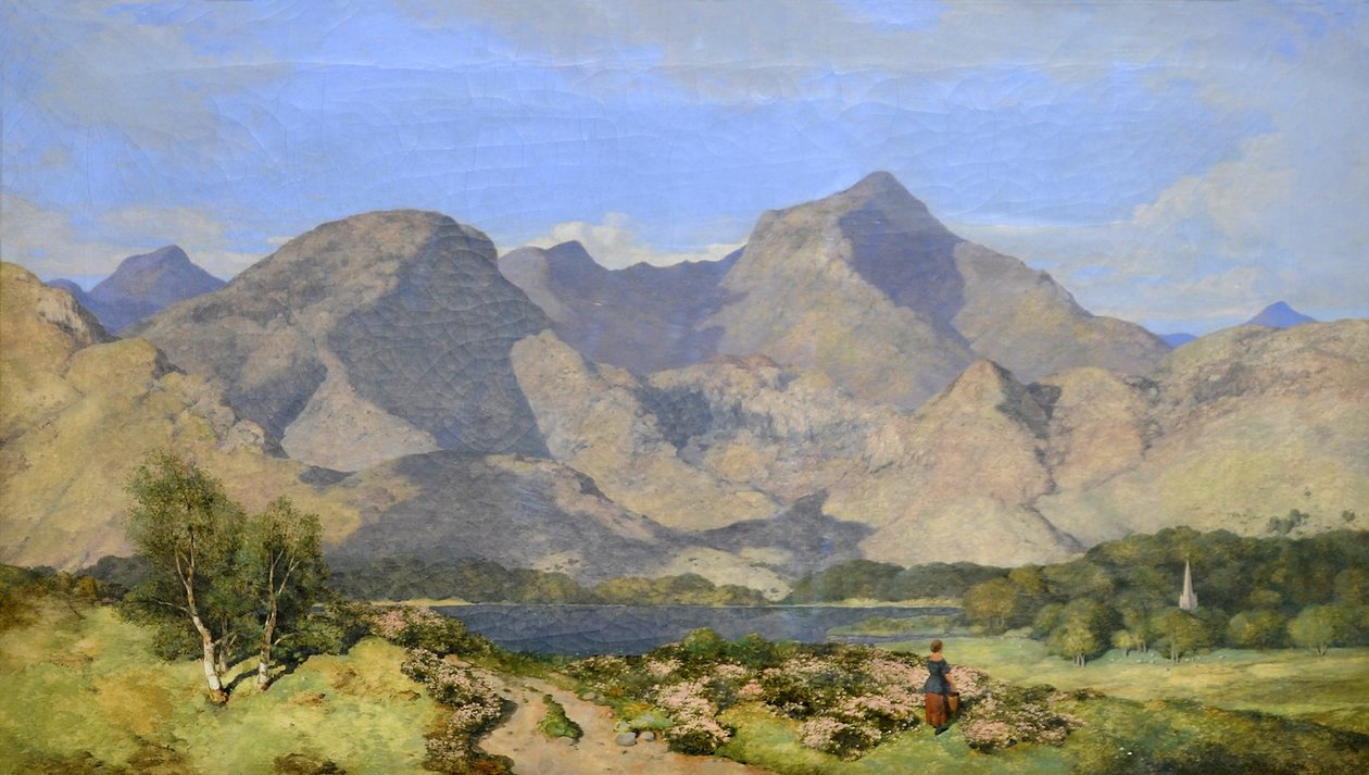 Catbells and Causey Pike, Derwentwater by William James Blacklock