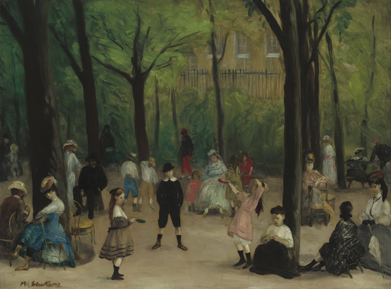 Luxembourg Gardens by William James Glackens