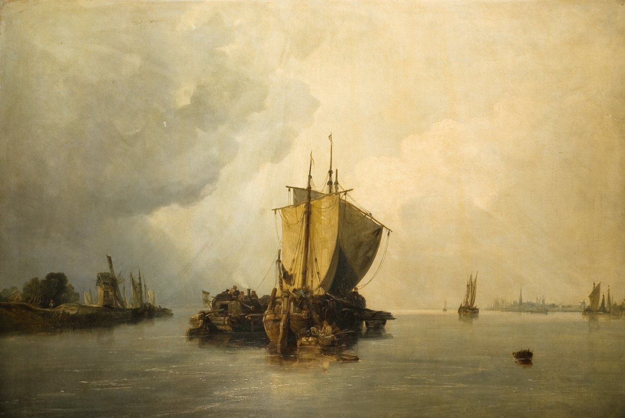 The Mouth of Sheldt, 1836 by William James Muller