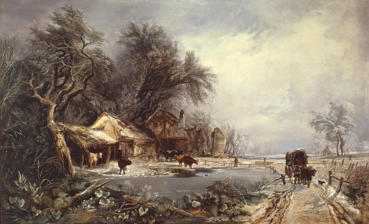 Winter Landscape by William James Muller
