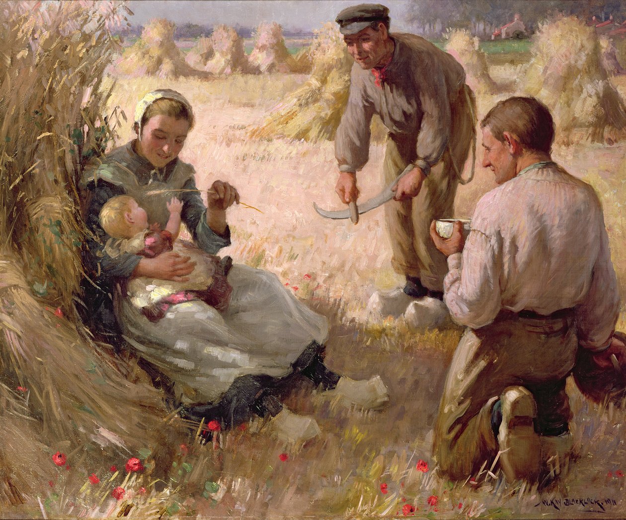 A Captive Audience, 1911 by William Kay Blacklock