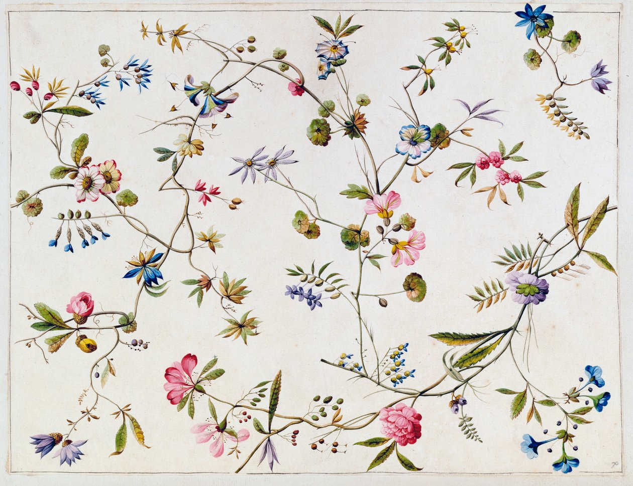 Textile design by William Kilburn