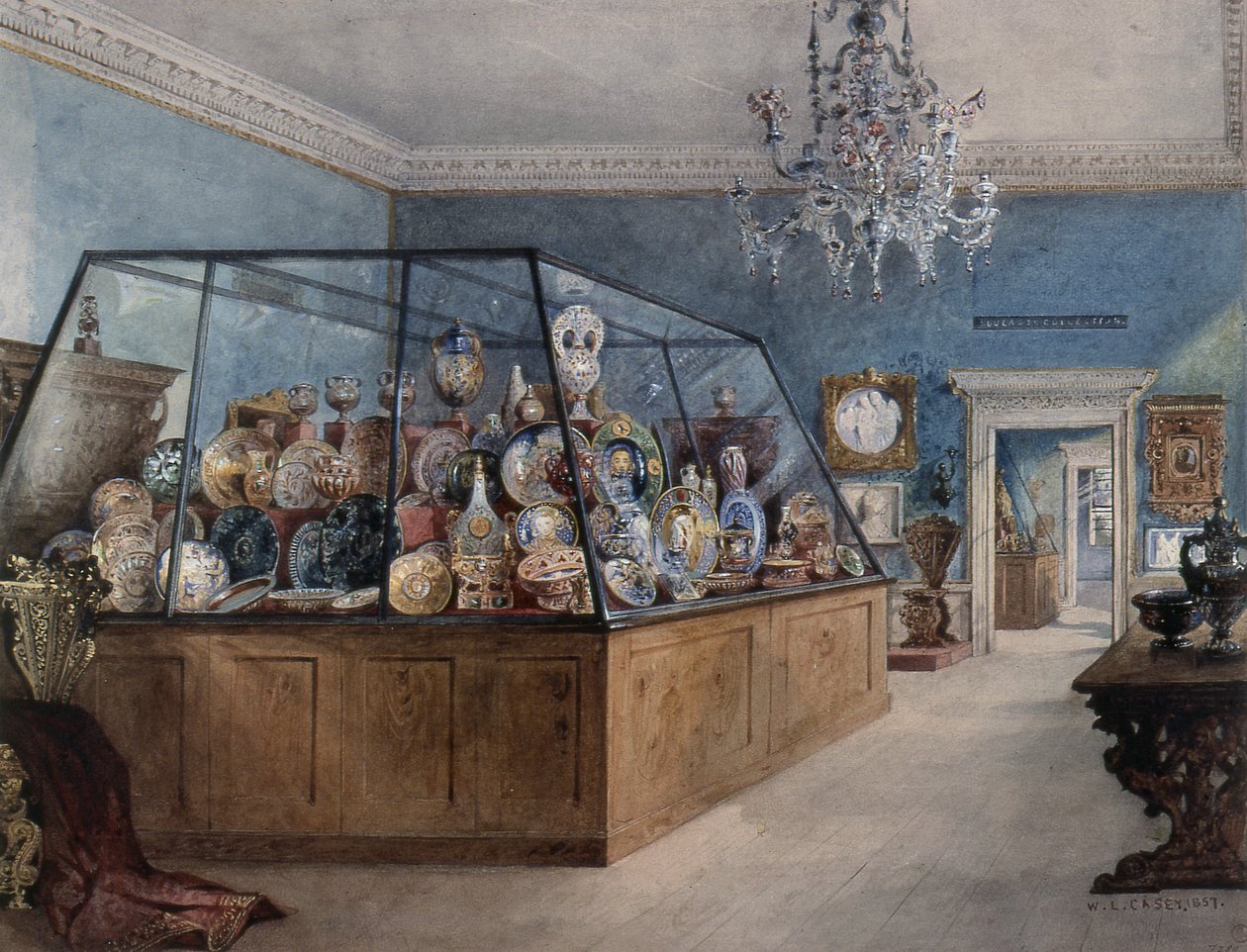 Marlborough House: Second Room by William Linnaeus Casey