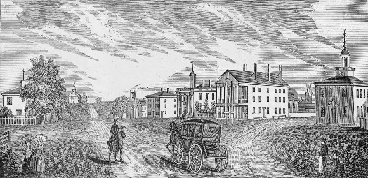 Citizens of Richmond in Capitol Square during the conflagration, illustration from 