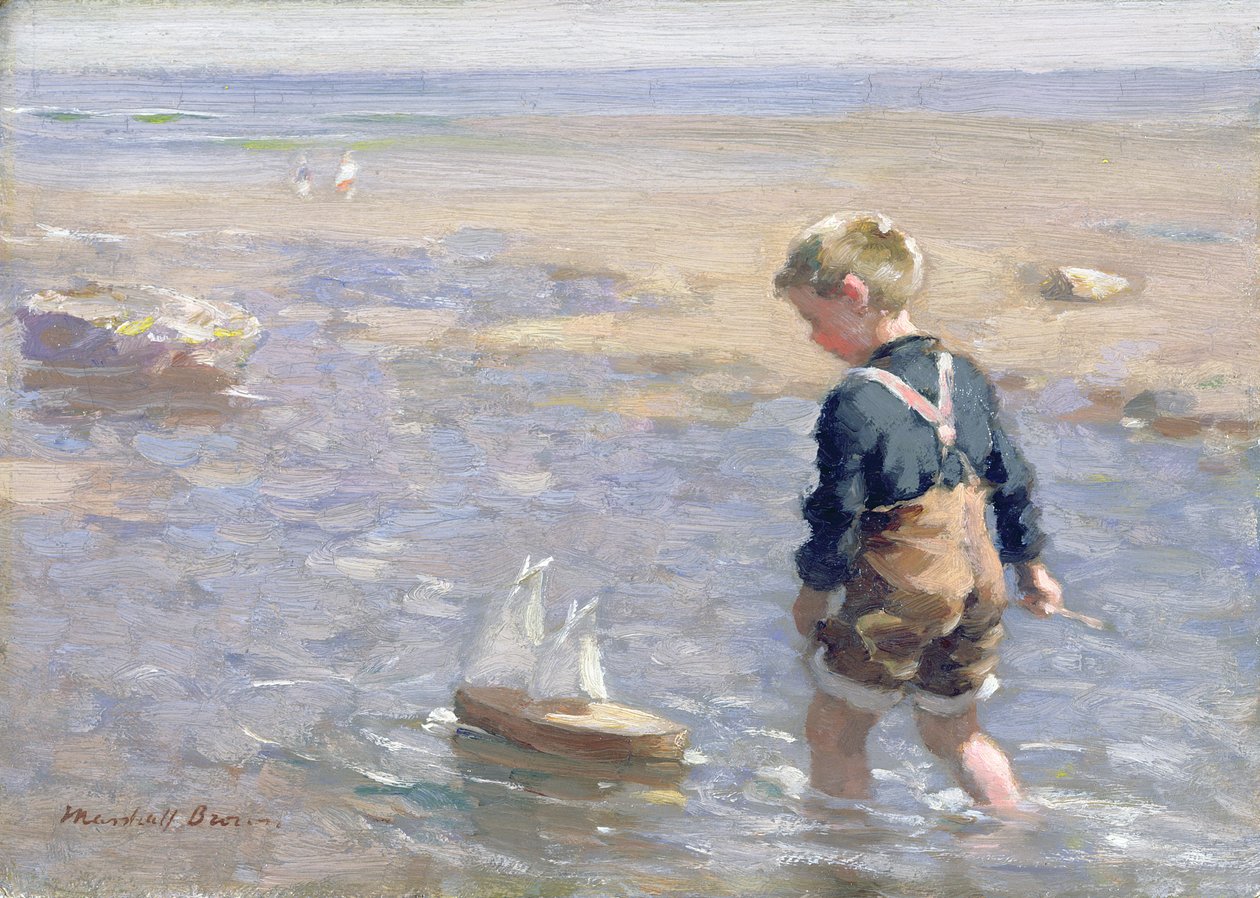 The Toy Boat by William Marshall Brown