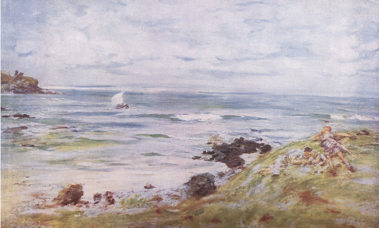 The Coming of St Columba, Bibbys Annual by William McTaggart