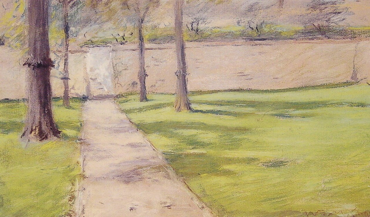 The Garden Wall by William Merritt Chase