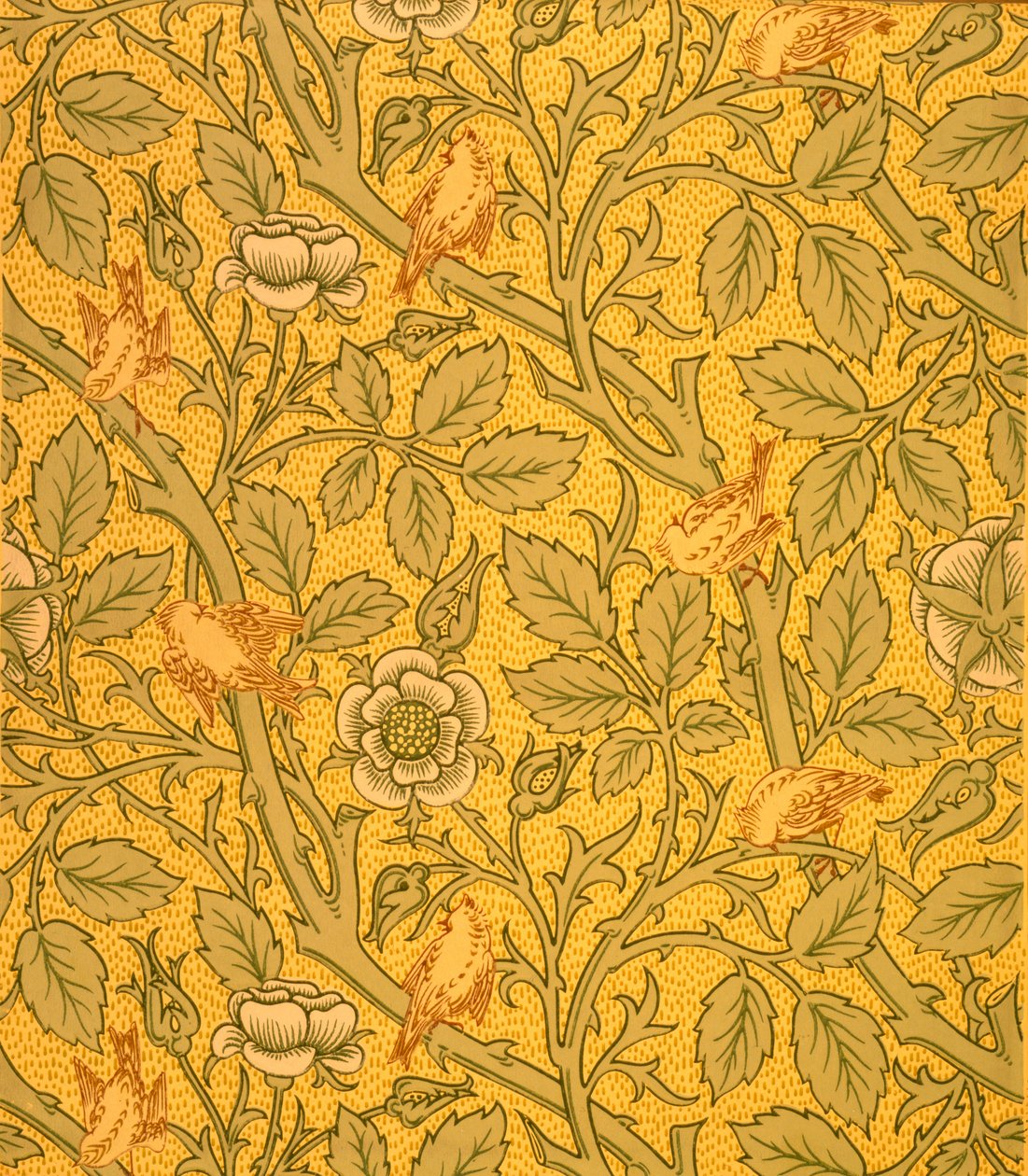 Bird Wallpaper Design by William Morris