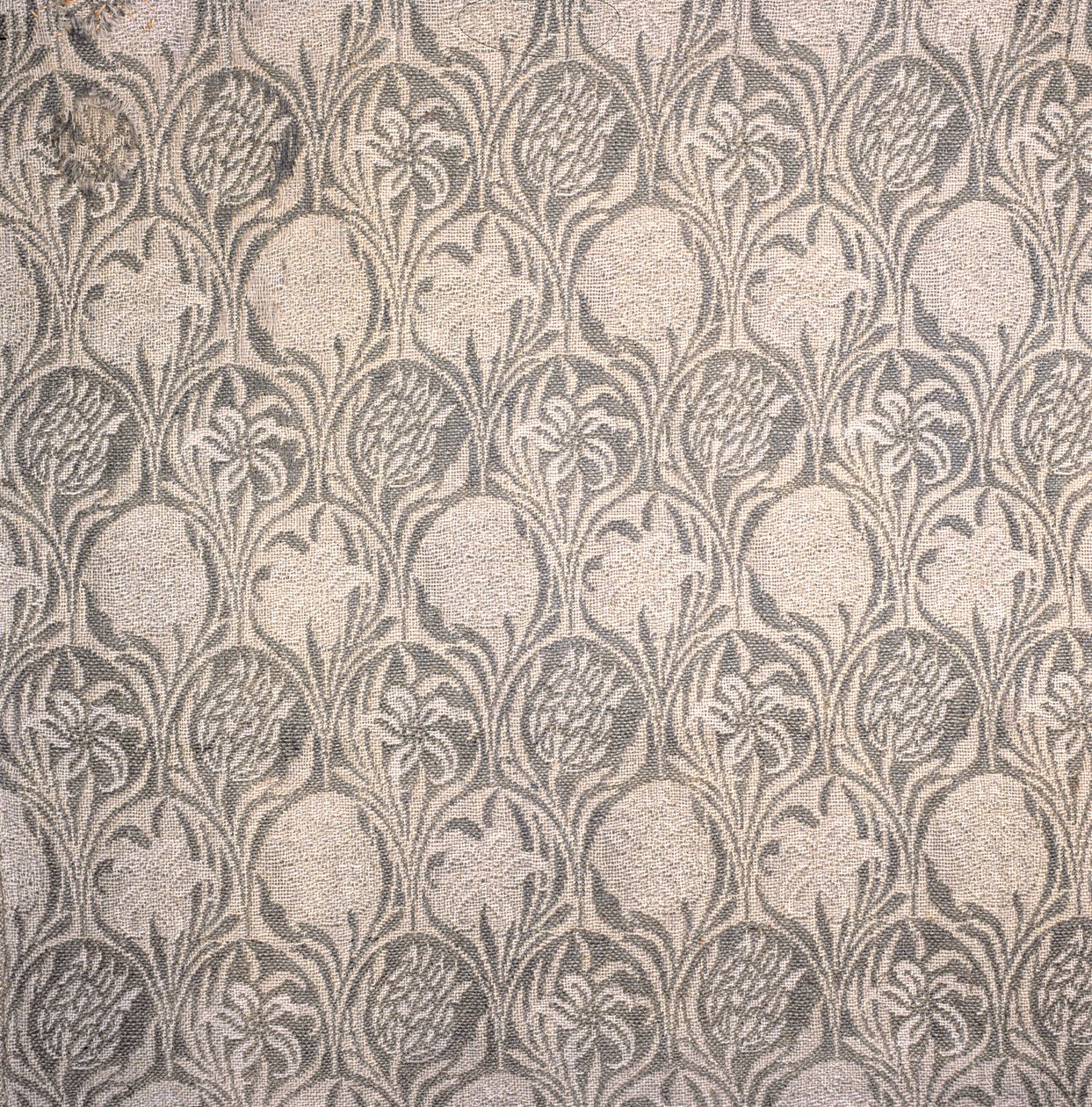 Curtain Fragment, Tulip and Lily Design by William Morris