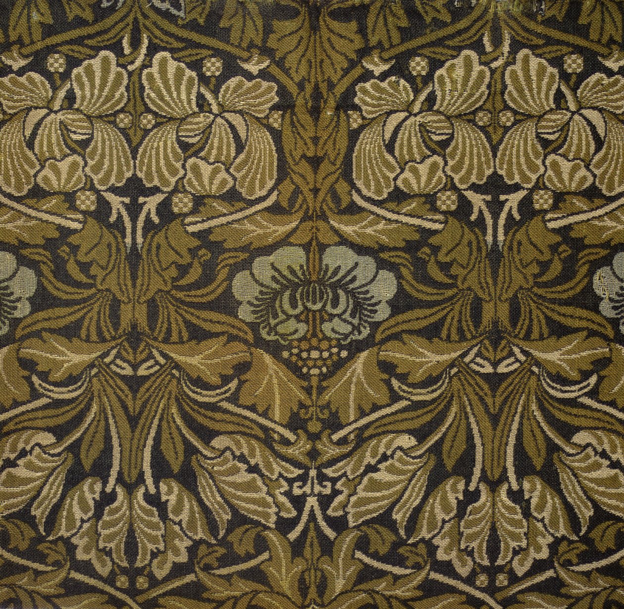 Detail of a curtain, Tulip and Rose Design by William Morris