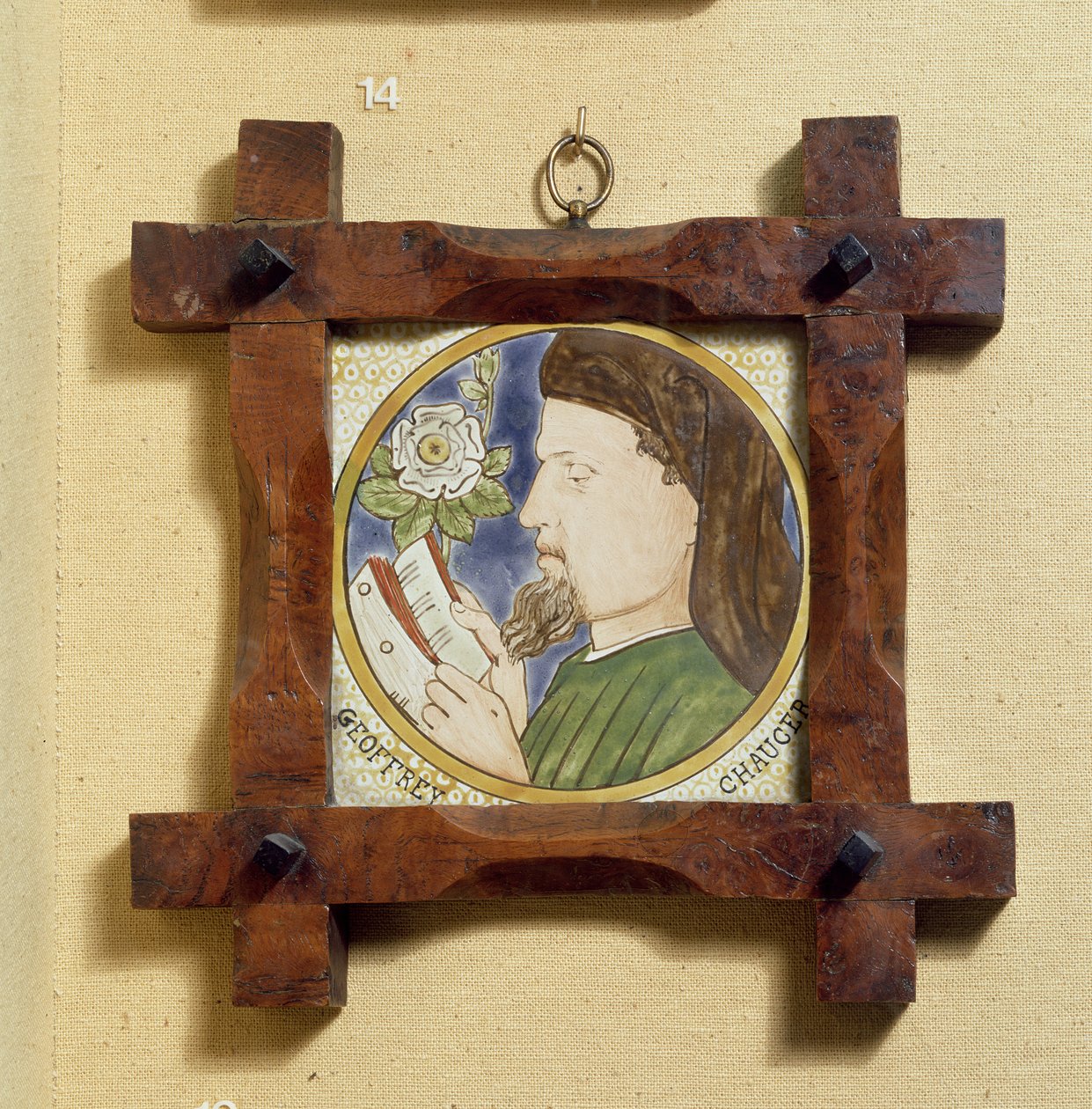 Portrait of Geoffrey Chaucer by William Morris