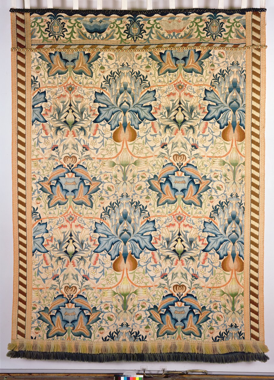 The Artichoke embroidered hanging, worked by Mrs Godman, 1877 by William Morris