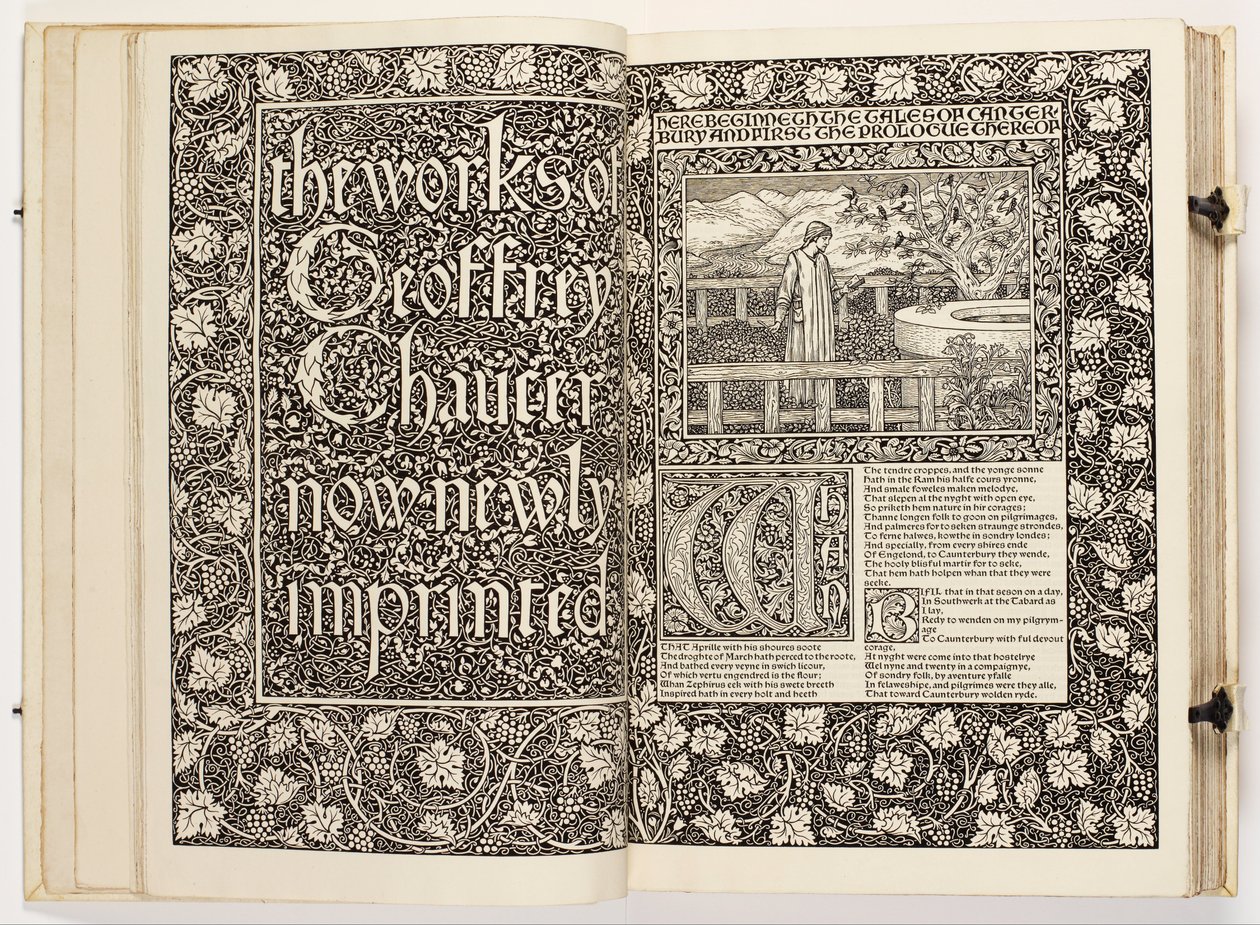 The Works of Geoffrey Chaucer (The Kelmscott Chaucer) by William Morris