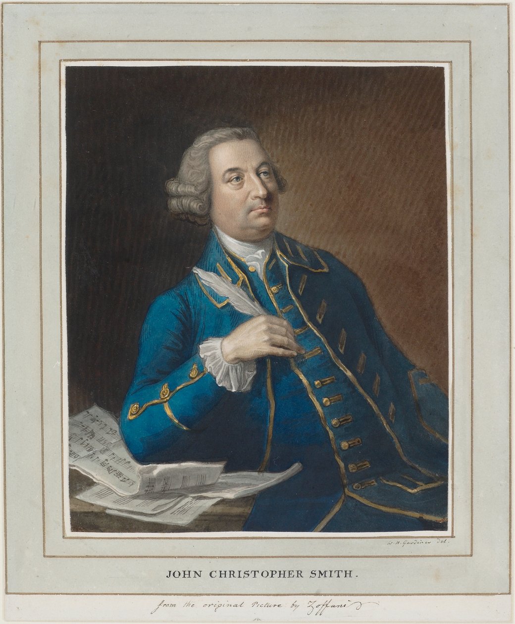 John Christopher Smith, c.1760 by William Nelson Gardiner