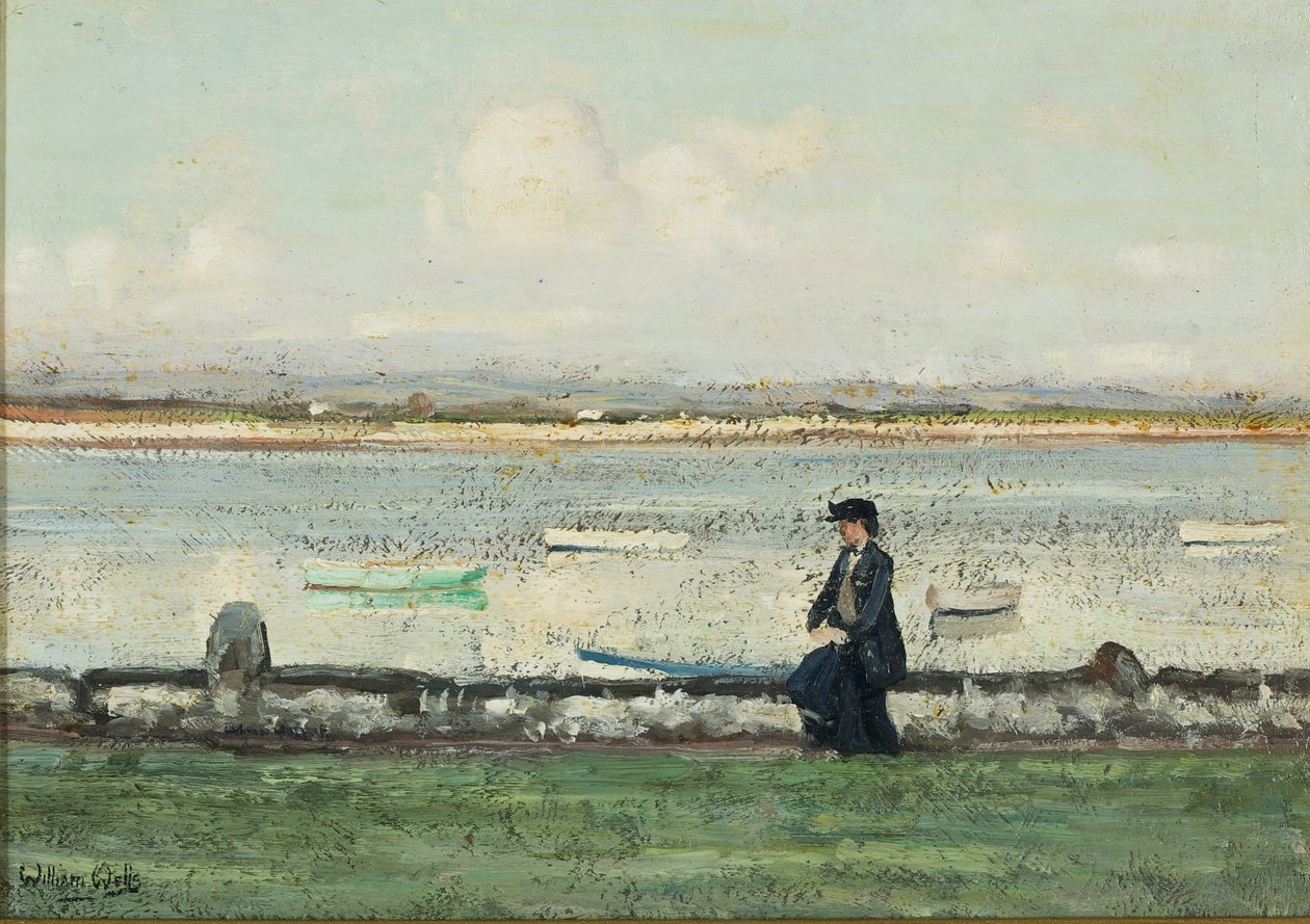 The Lune at Sunderland Point by William Page Atkinson Wells