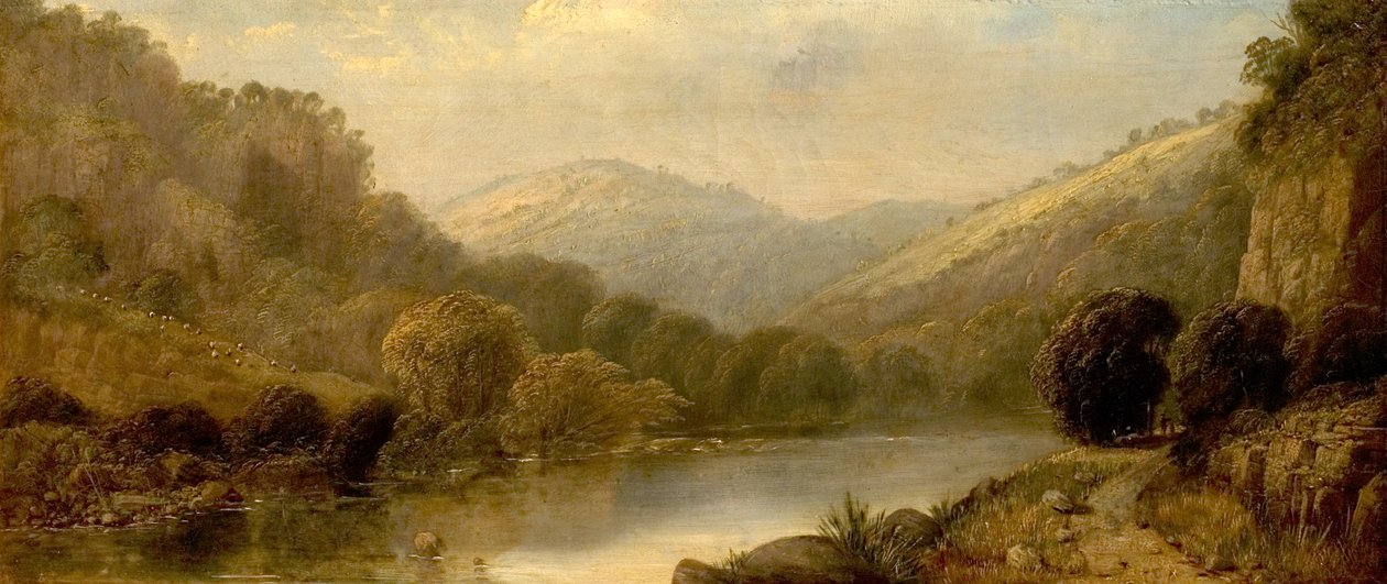 Spires of Dovedale, Derbyshire by William Parrott