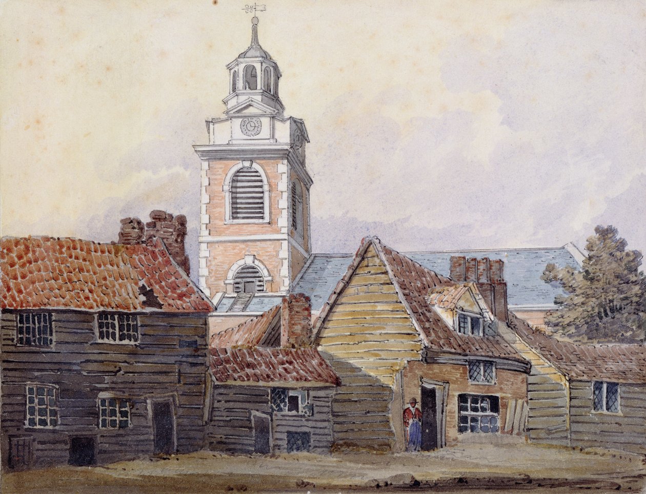 View of Christchurch, 1810 by William Pearson
