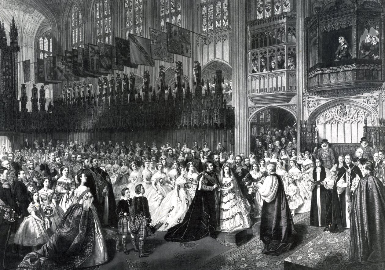 The Marriage of the Prince of Wales on 10th March 1863 by William Powell Frith