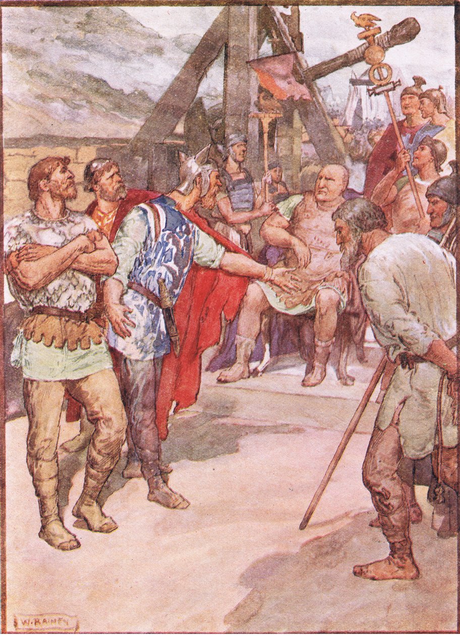 Marius and the ambassadors of the Cimbri by William Rainey