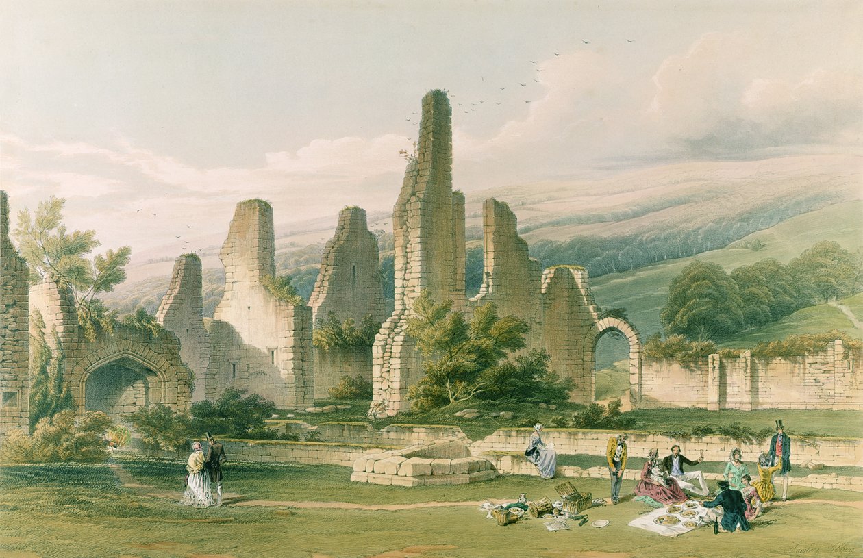 Sawley Abbey, from 
