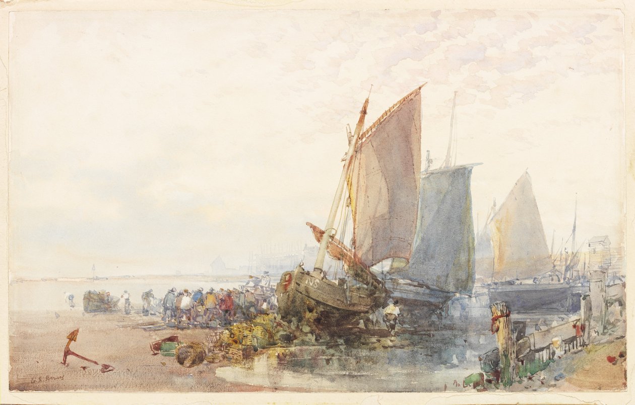 Fishing Boats by William Roxby Beverly