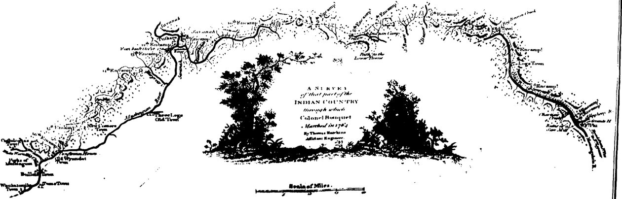 Fleuron from Book: An Historical Account of the Expedition Against the Ohio Indians, in the Year MDCCLXIV by William Smith