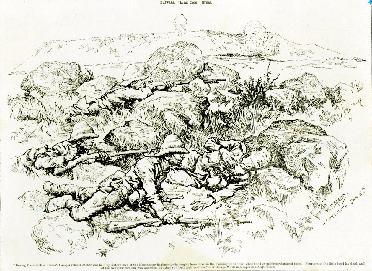 Bulwana Long Tom Firing by William T. Maud