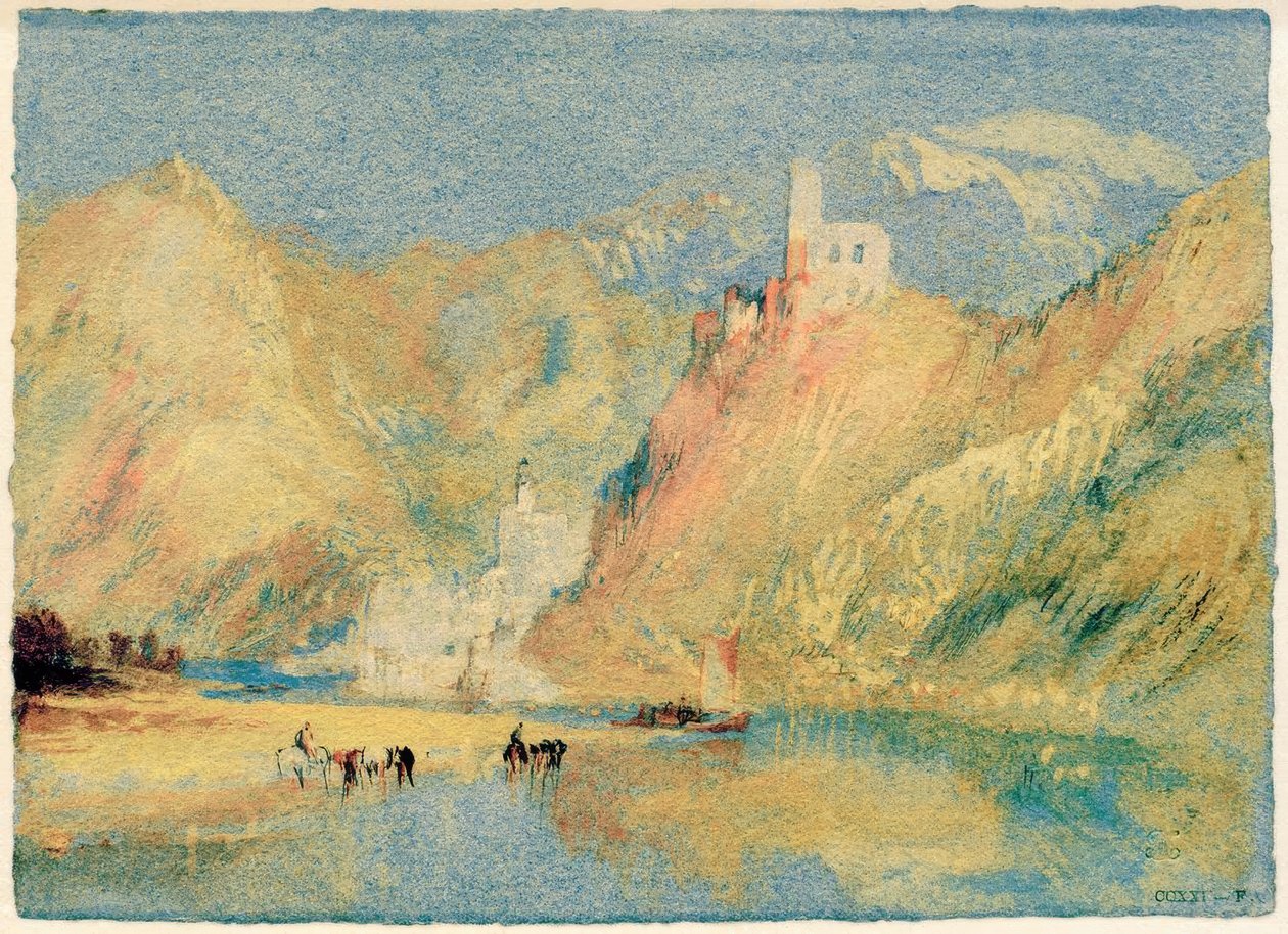 Beilstein and Metternich Castle by Joseph Mallord William Turner
