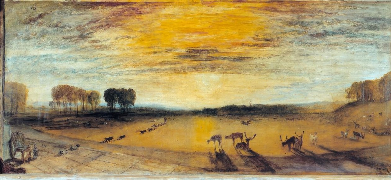 Petworth Park: Tillington Church in the Distance by Joseph Mallord William Turner