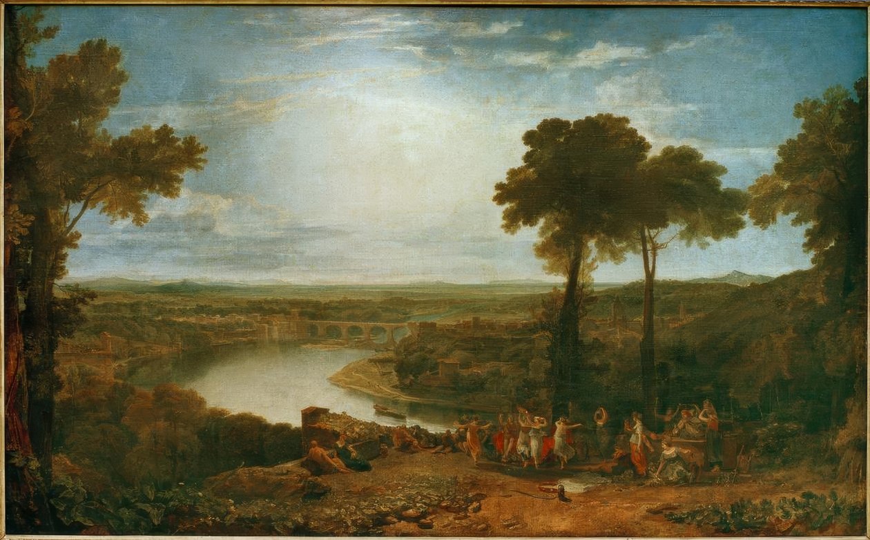 The Festival upon the Opening of the Vintage at Macon by Joseph Mallord William Turner