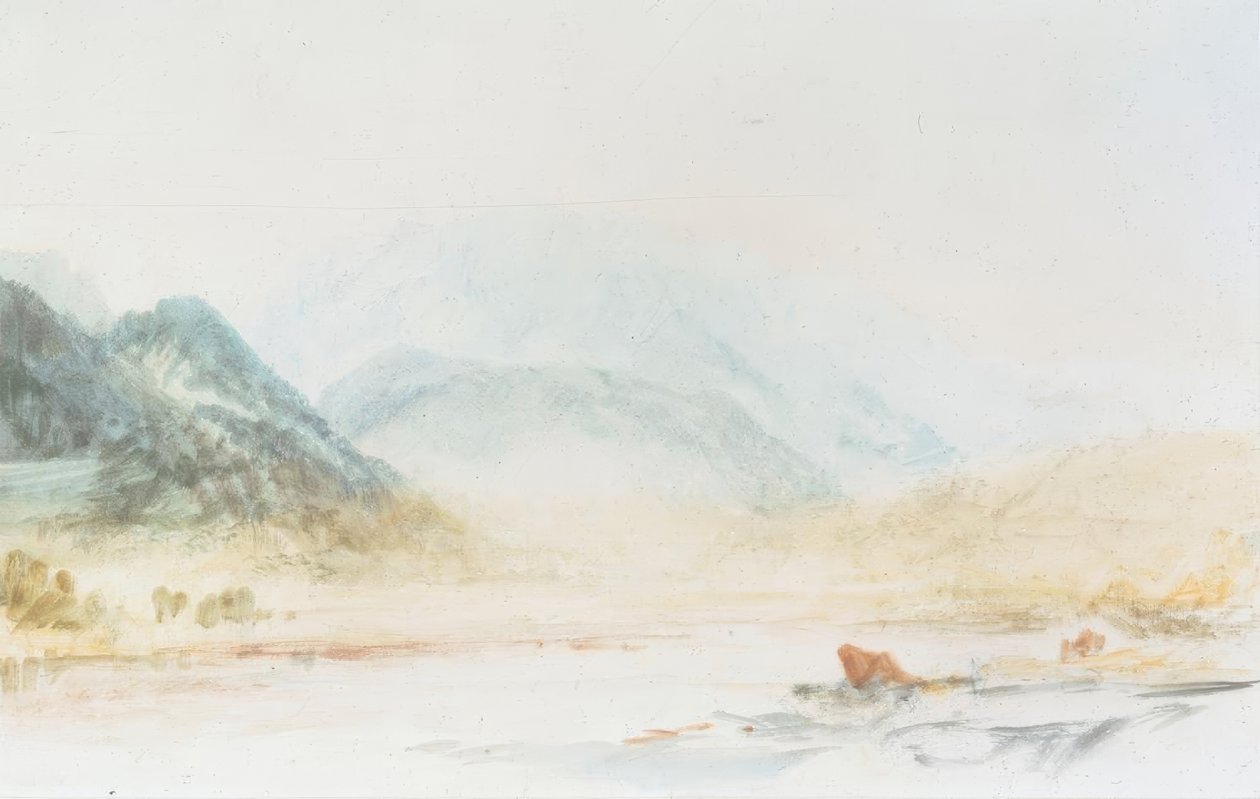 The Wetterhorn from near Rosenlaui by Joseph Mallord William Turner