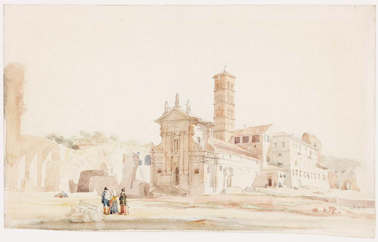 In the Forum, Rome by William Wood Deane