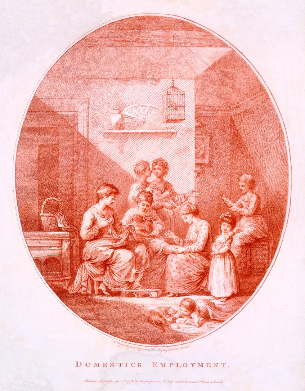 Domestick Employment, 1775 by William Wynne Ryland