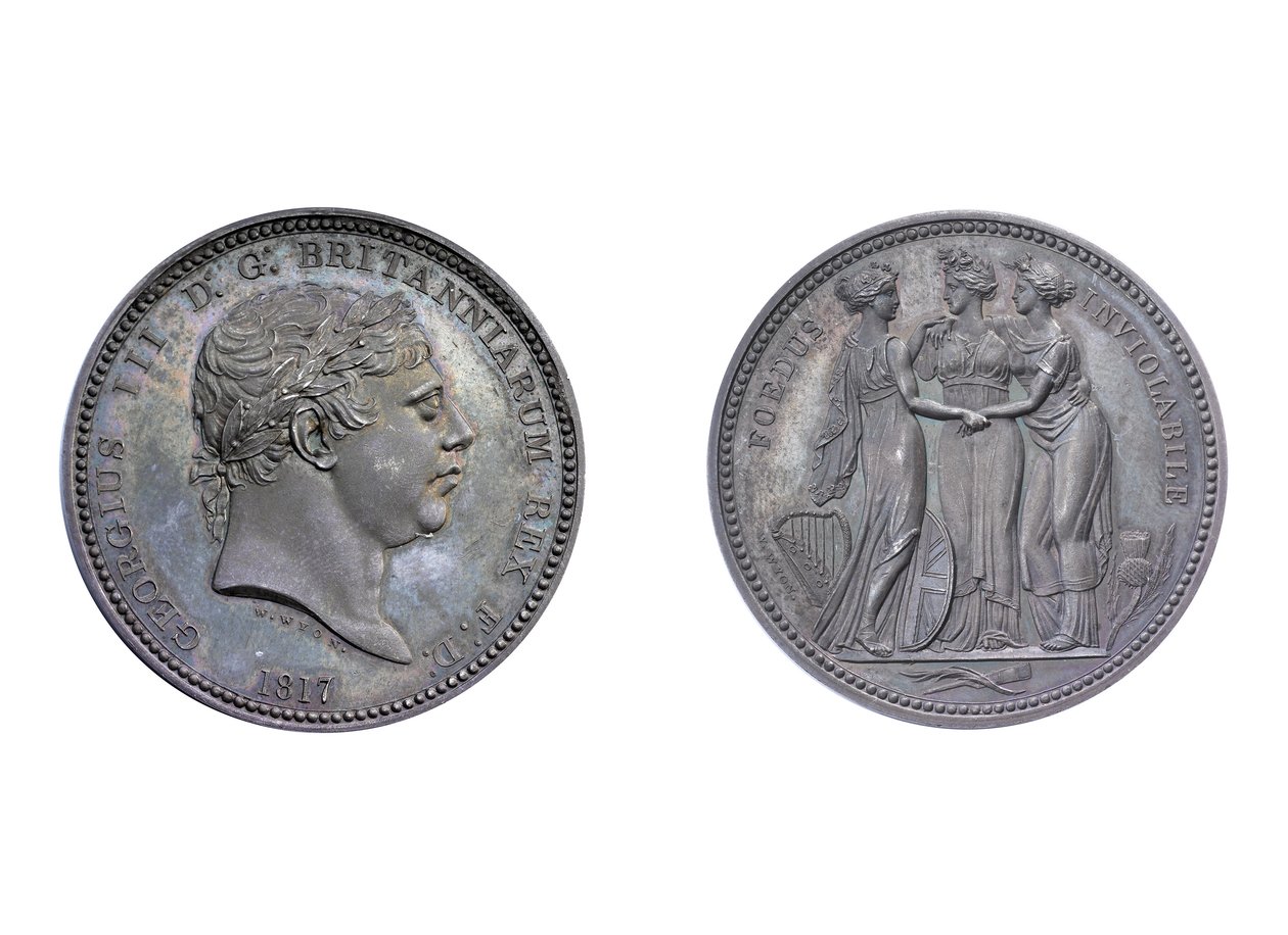 Three Graces pattern crown by William Wyon