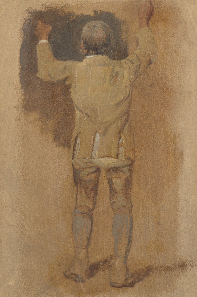 Study of a Groom, seen from behind, 1857 by William Havell