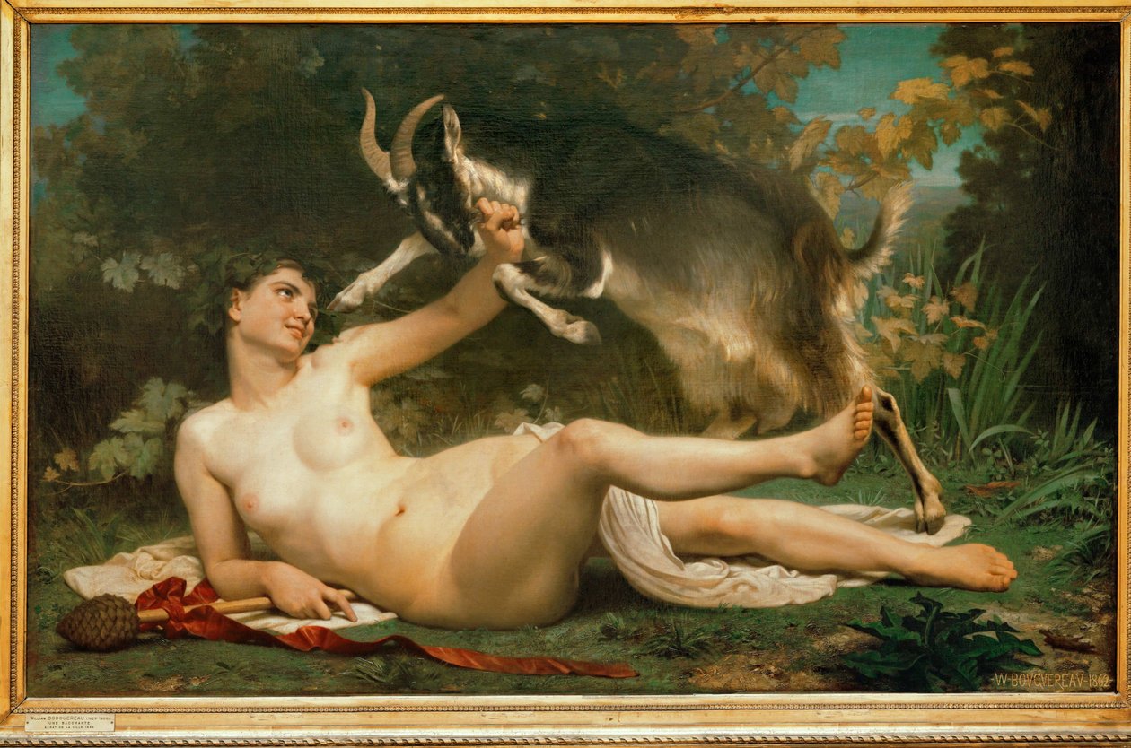 Bacchante by William-Adolphe Bouguereau
