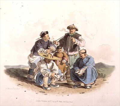 Chinese Gamblers, plate 40 from 
