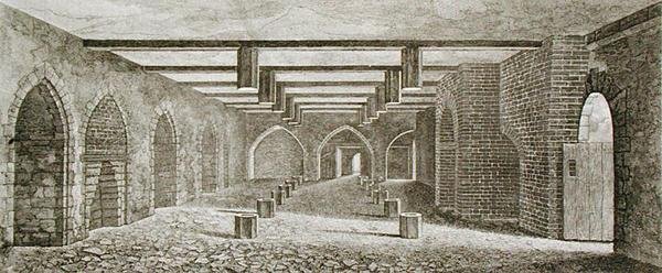 Powder Plot Cellar beneath the Palace of Westminster by William (after) Capon