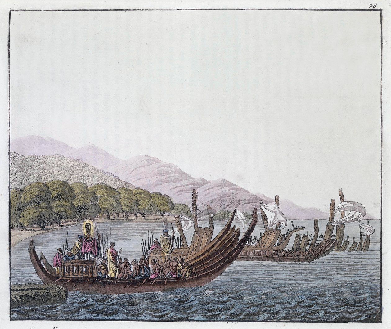 Engraving by P. Fumagalli, taken from a painting by William Hodges by William (after) Hodges