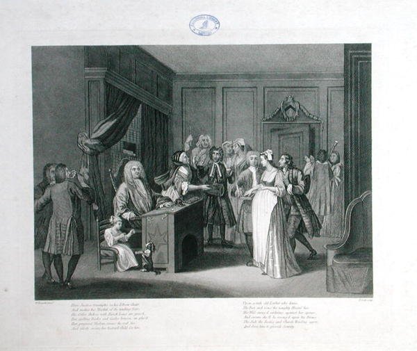 Justice triumphs, engraved by Thomas Cook by William (after) Hogarth