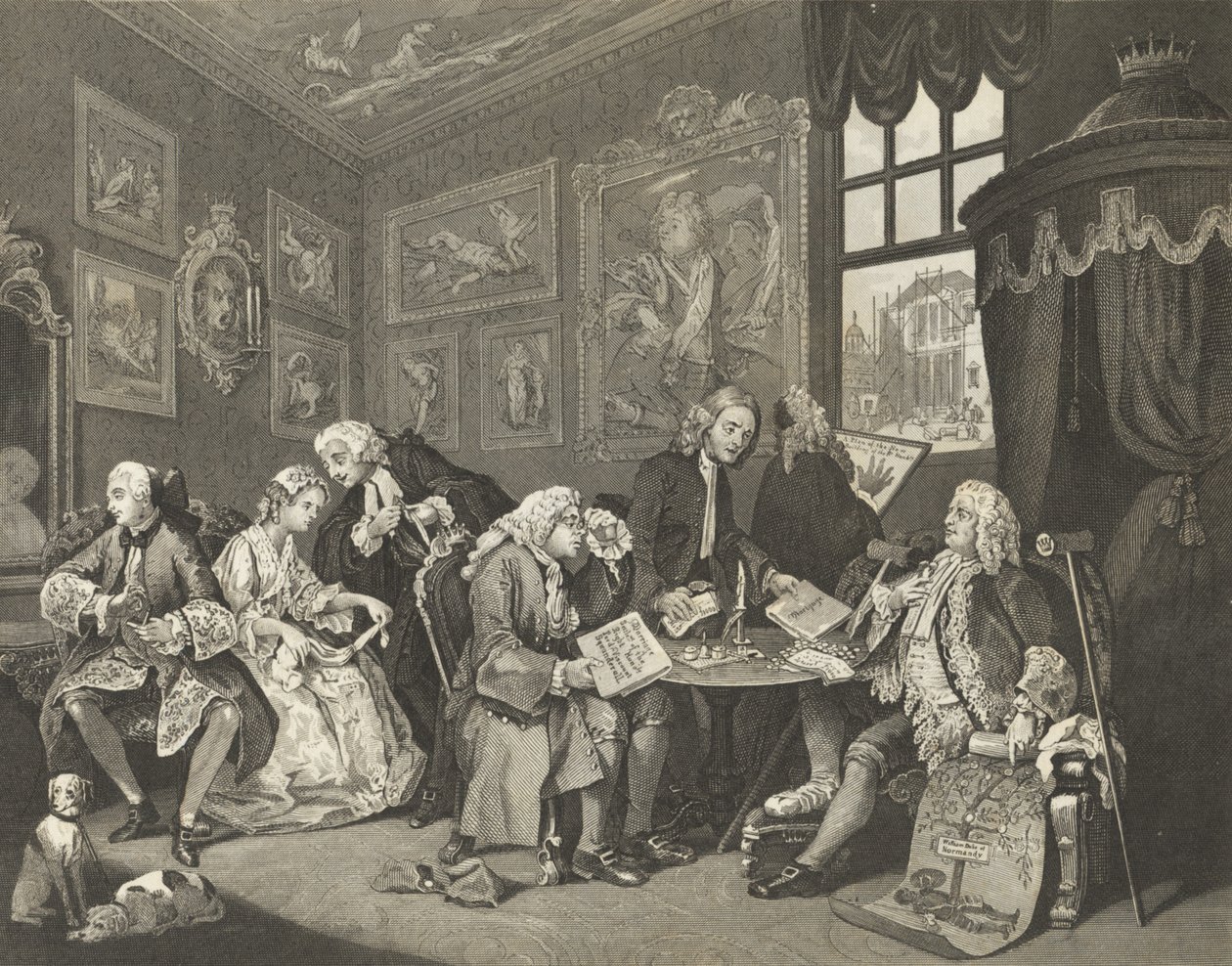 Marriage a la Mode by William (after) Hogarth